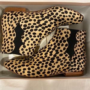 Loeffler Randall cheetah booties